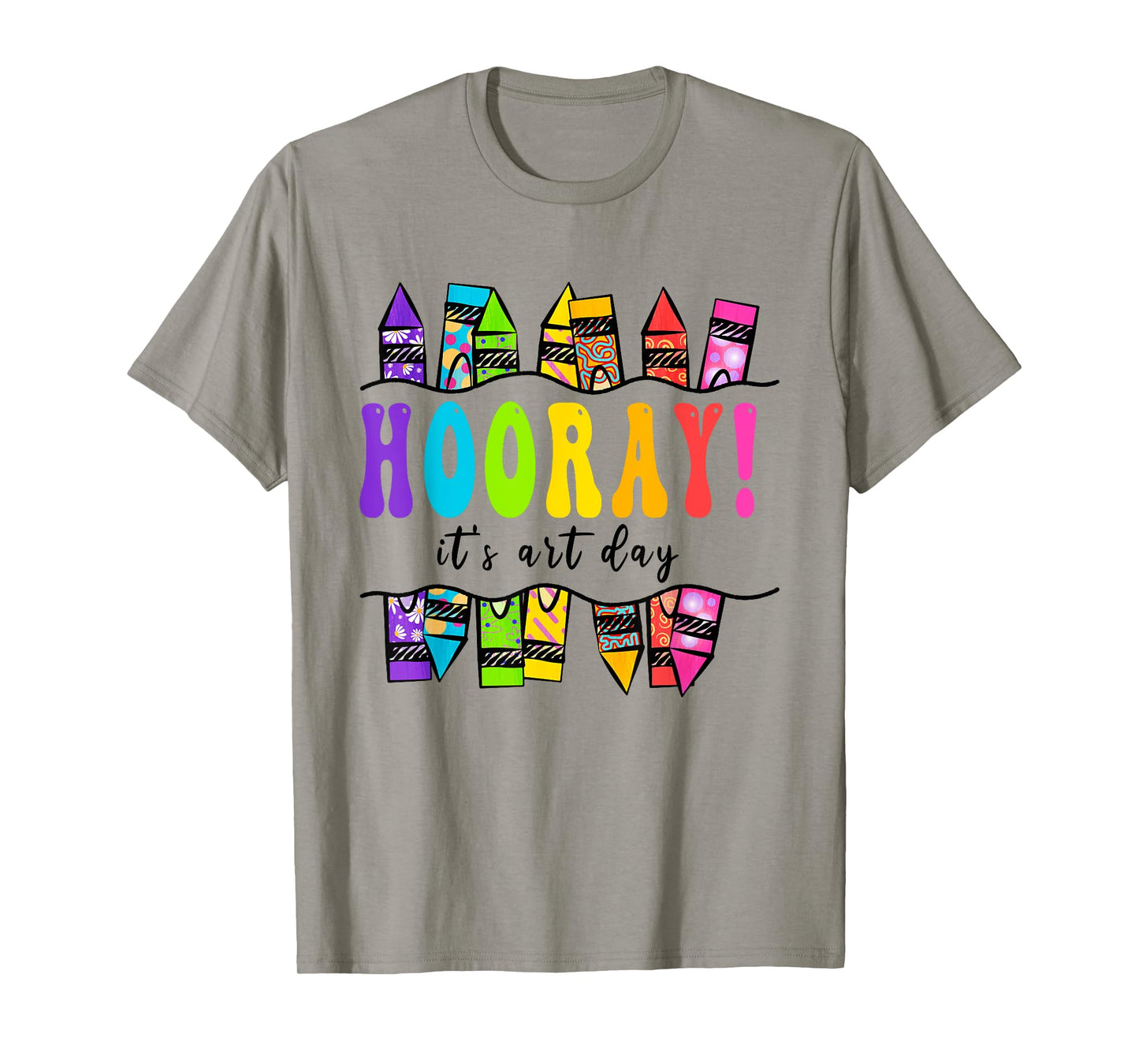 Back To School Hooray It's Art Day Art Teacher Art Artist T-Shirt