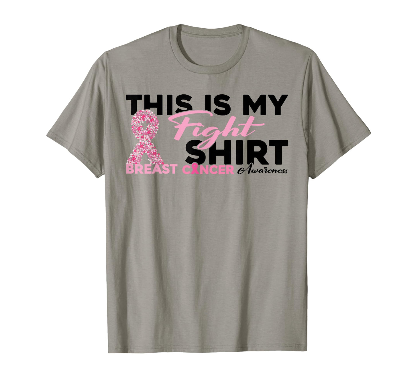 This Is My Fight Warrior Pink Woman Breast Cancer Awareness T-Shirt