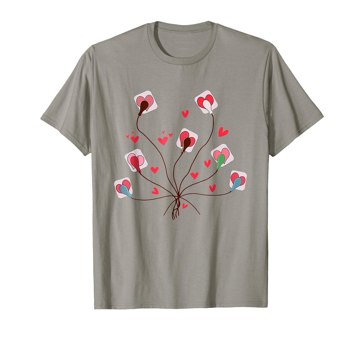 Valentines Ekg Leads Cheat Sheet Telemetry Cardiac Nurse T-Shirt