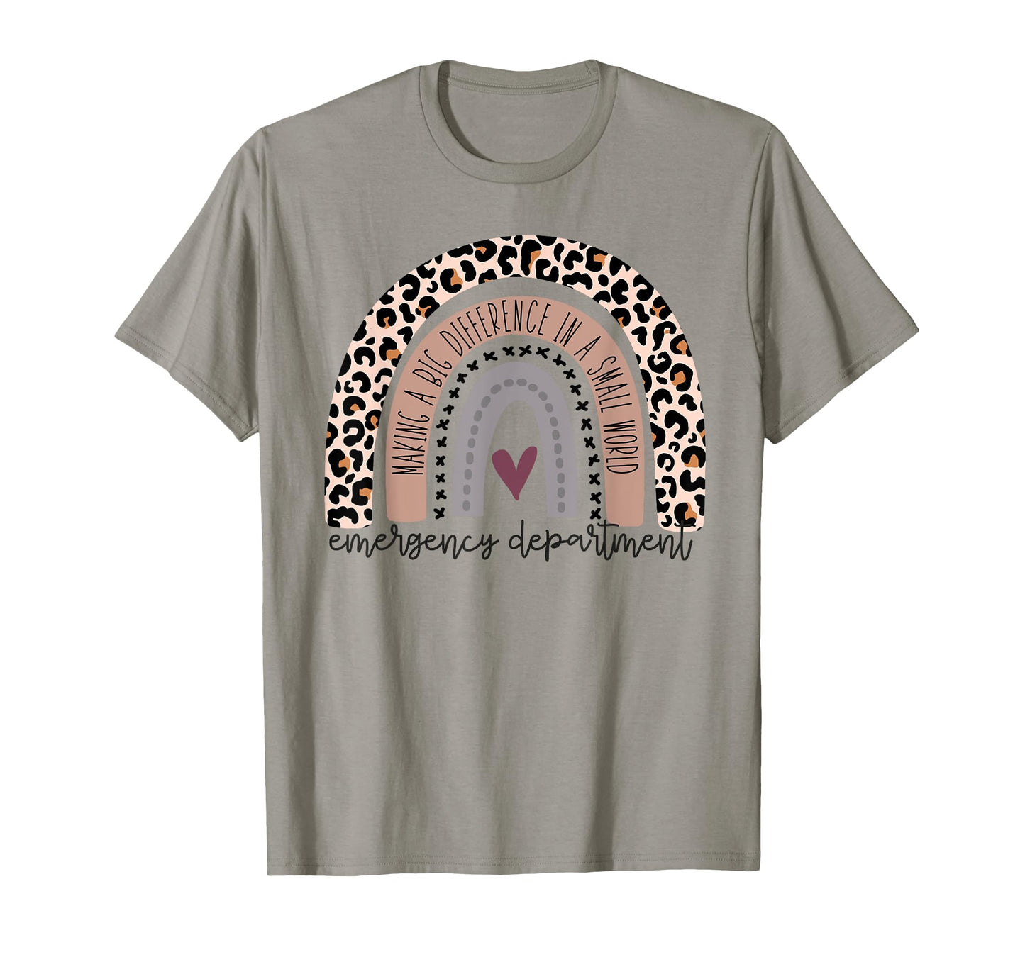 Emergency Department Emergency Room Healthcare rainbow T-Shirt