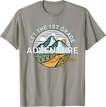 First Grade Back To School Let the 1st Grade Adventure Begin T-Shirt