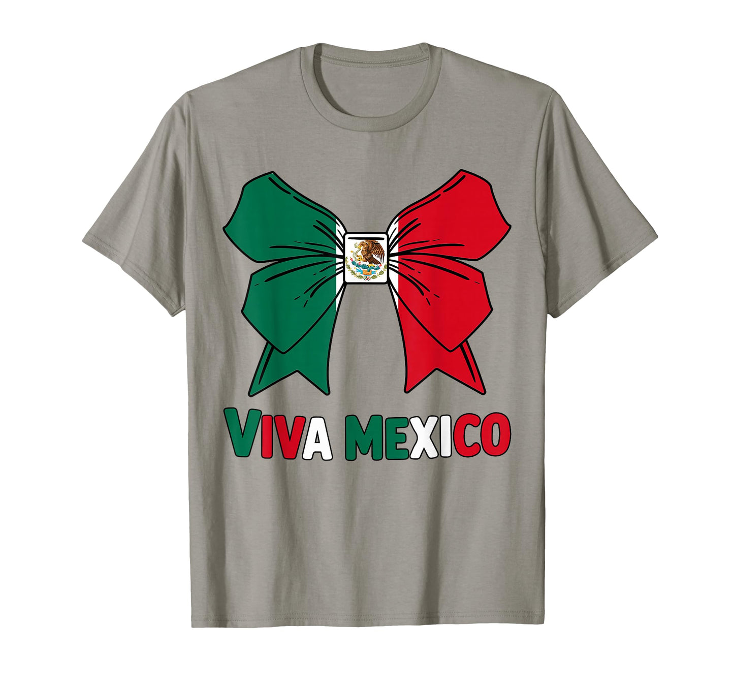 Cute Viva Mexico Toddler Girls Mexican Flag Independence Day T-Shirt