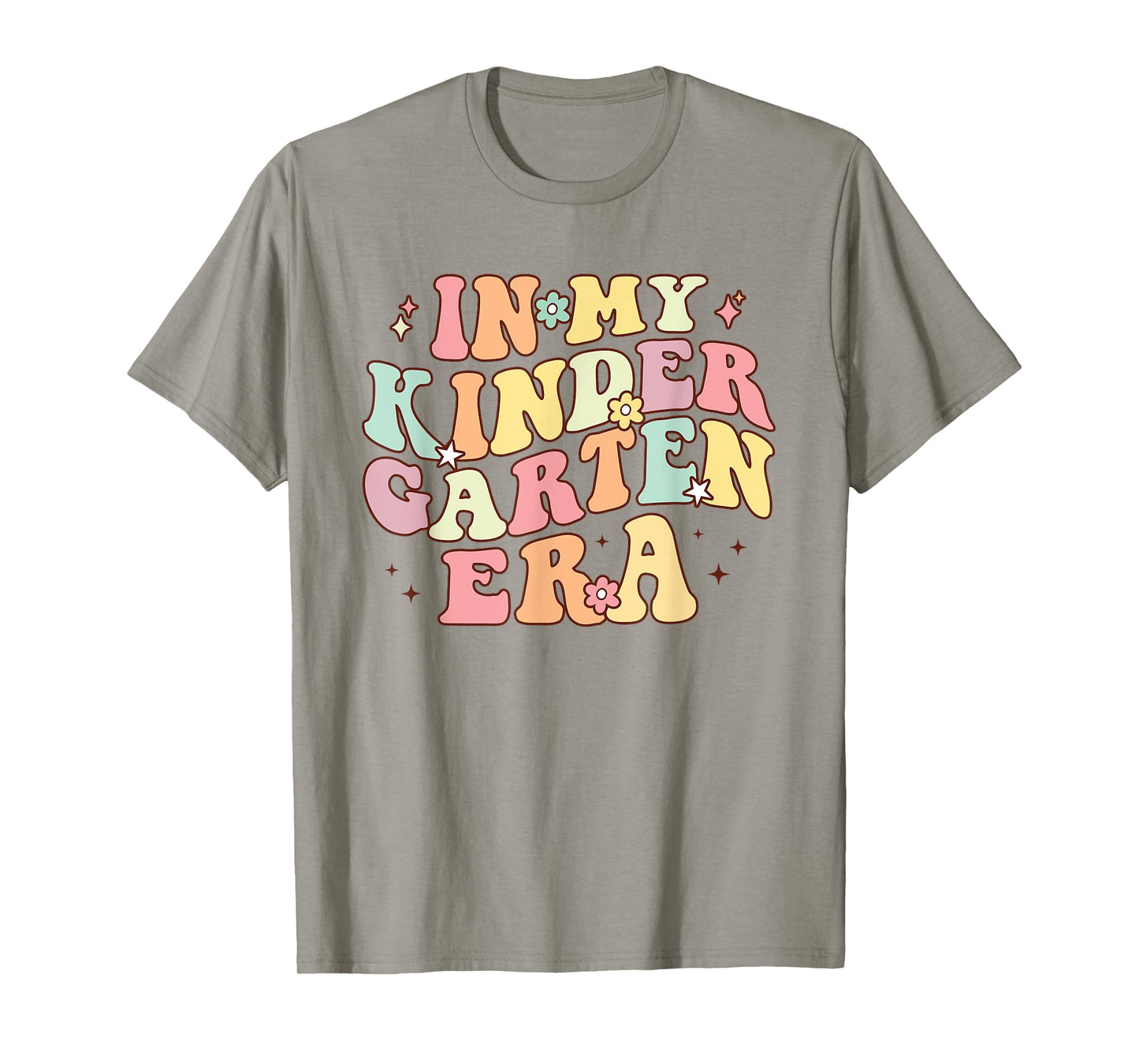 In My Kindergarten Era Retro Back To School Teacher Student T-Shirt