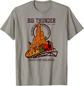 Big Thunder Mountain Railroad, The Wildest Train Ride, West T-Shirt