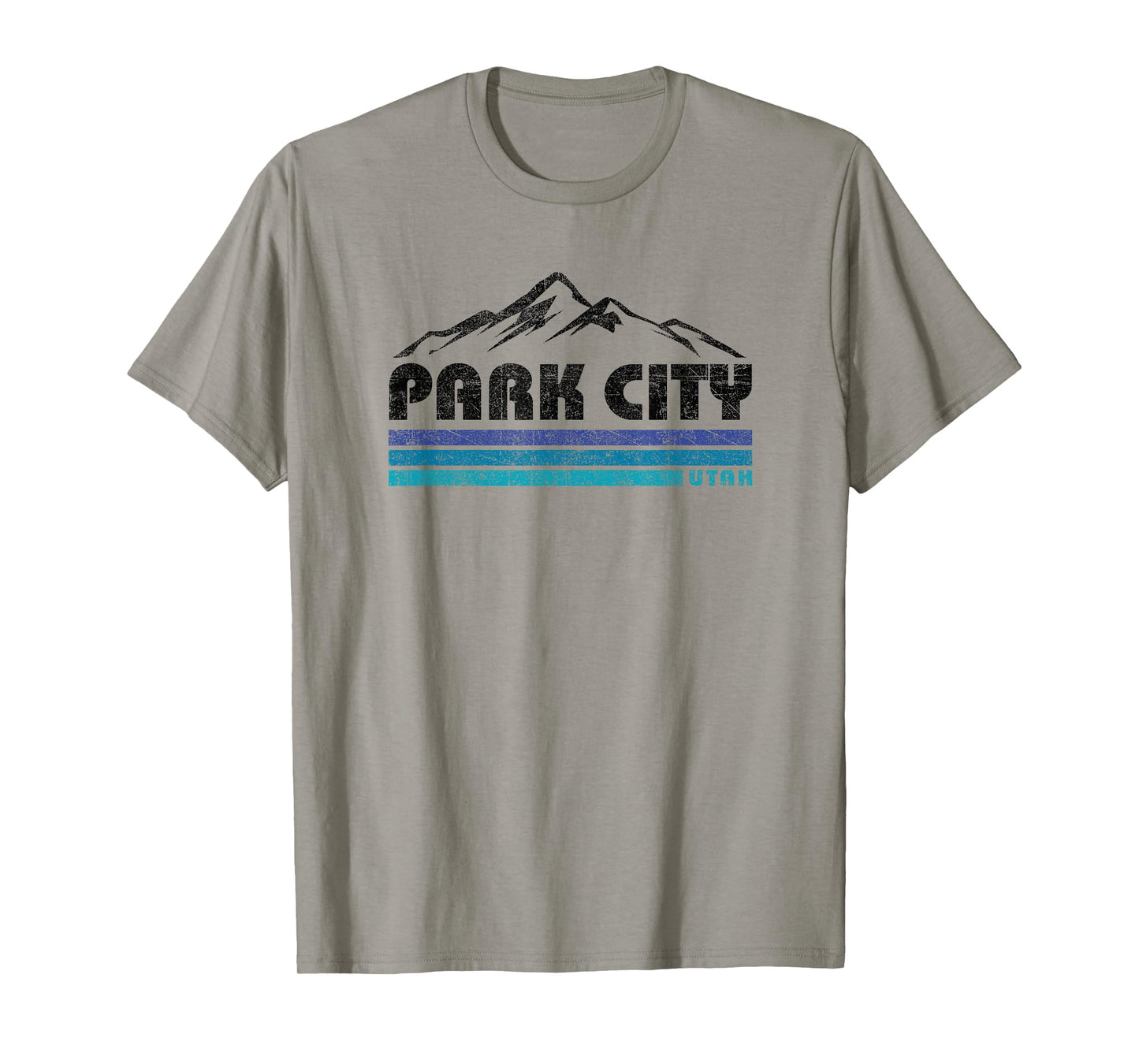 Vintage Park City Utah Retro Mountain Kids Souvenir T-Shirt