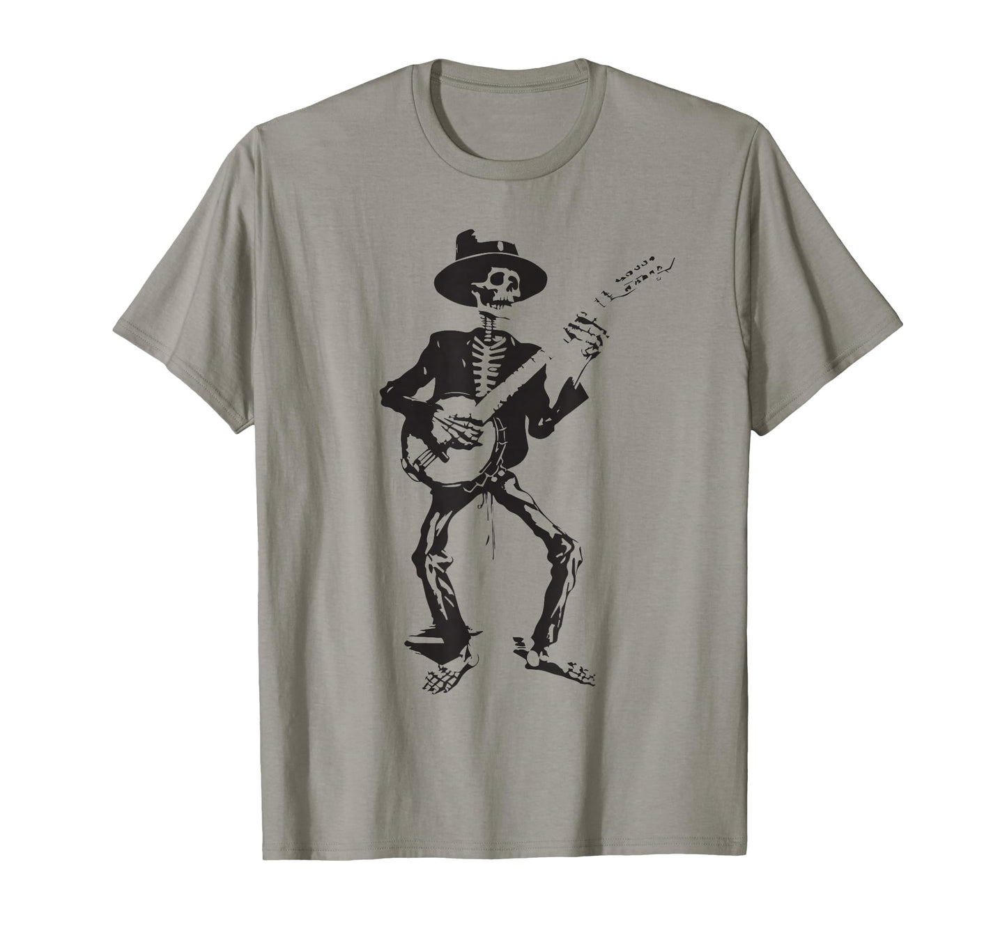 Banjo Dancing Skeleton Bluegrass Music Festival T-Shirt