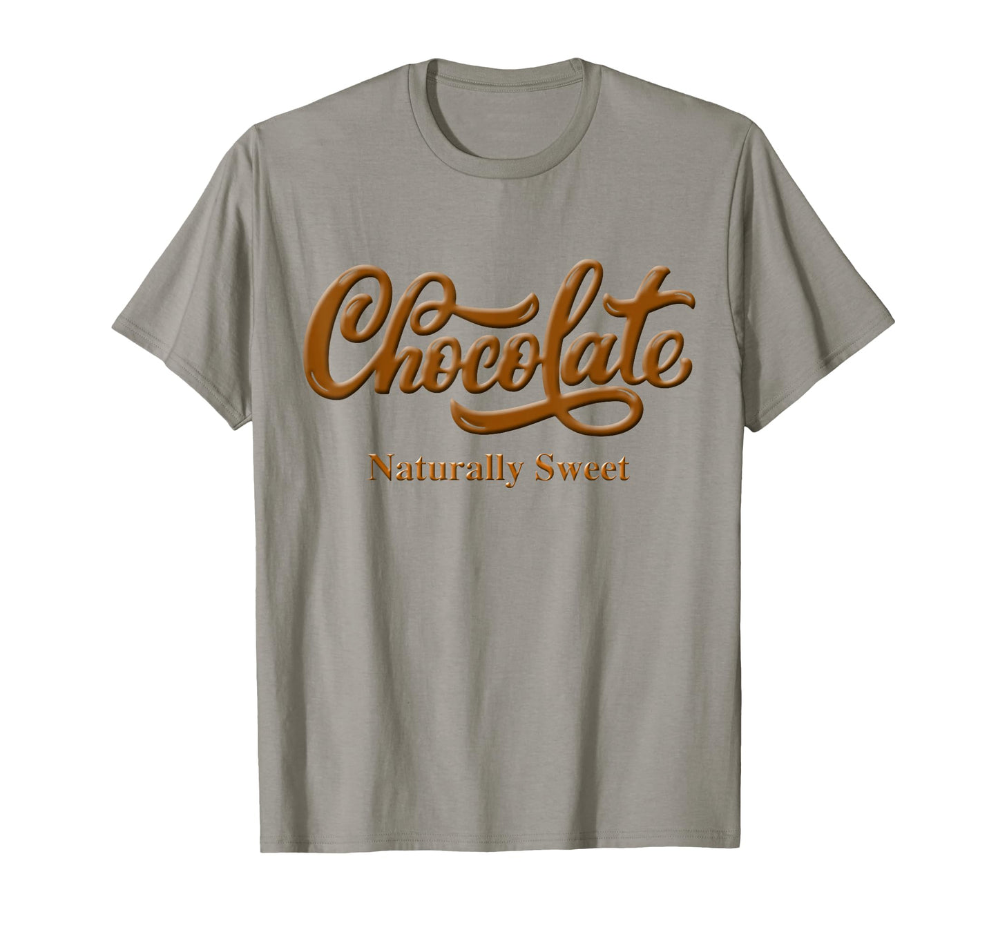 Chocolate Naturally Sweet Tee Proud-Black Woman T-Shirt