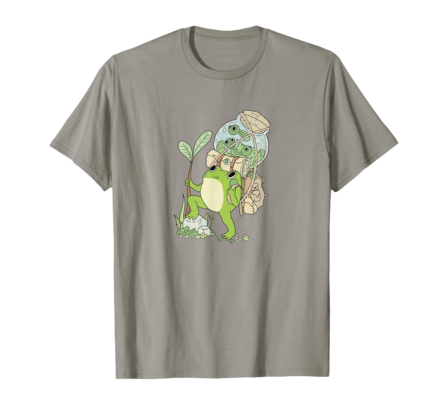 Frog Hiking / Trekking through Nature with Cheerful Tadpoles T-Shirt