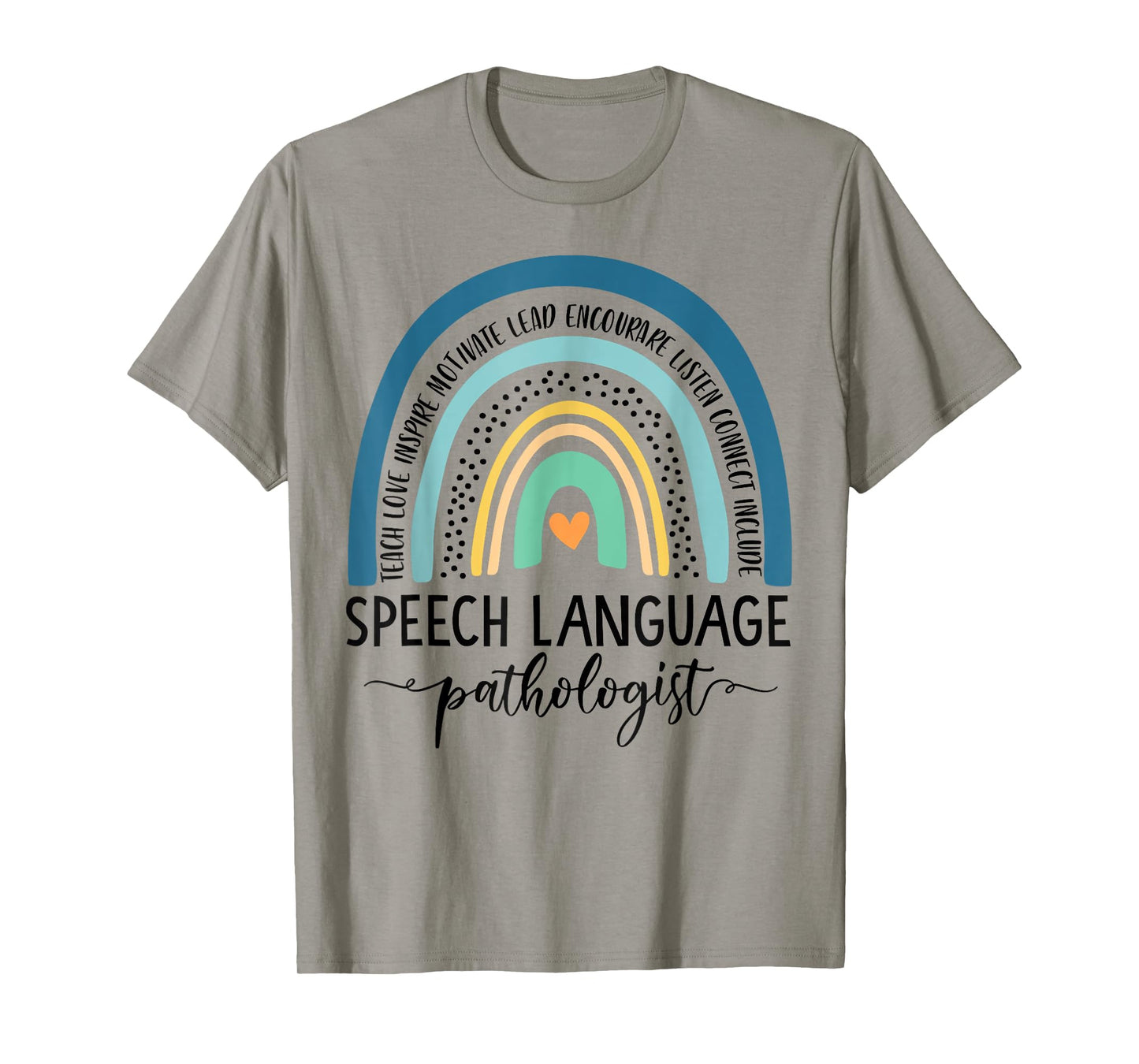 Speech Therapy Rainbow Speech Language Pathologist Therapist T-Shirt