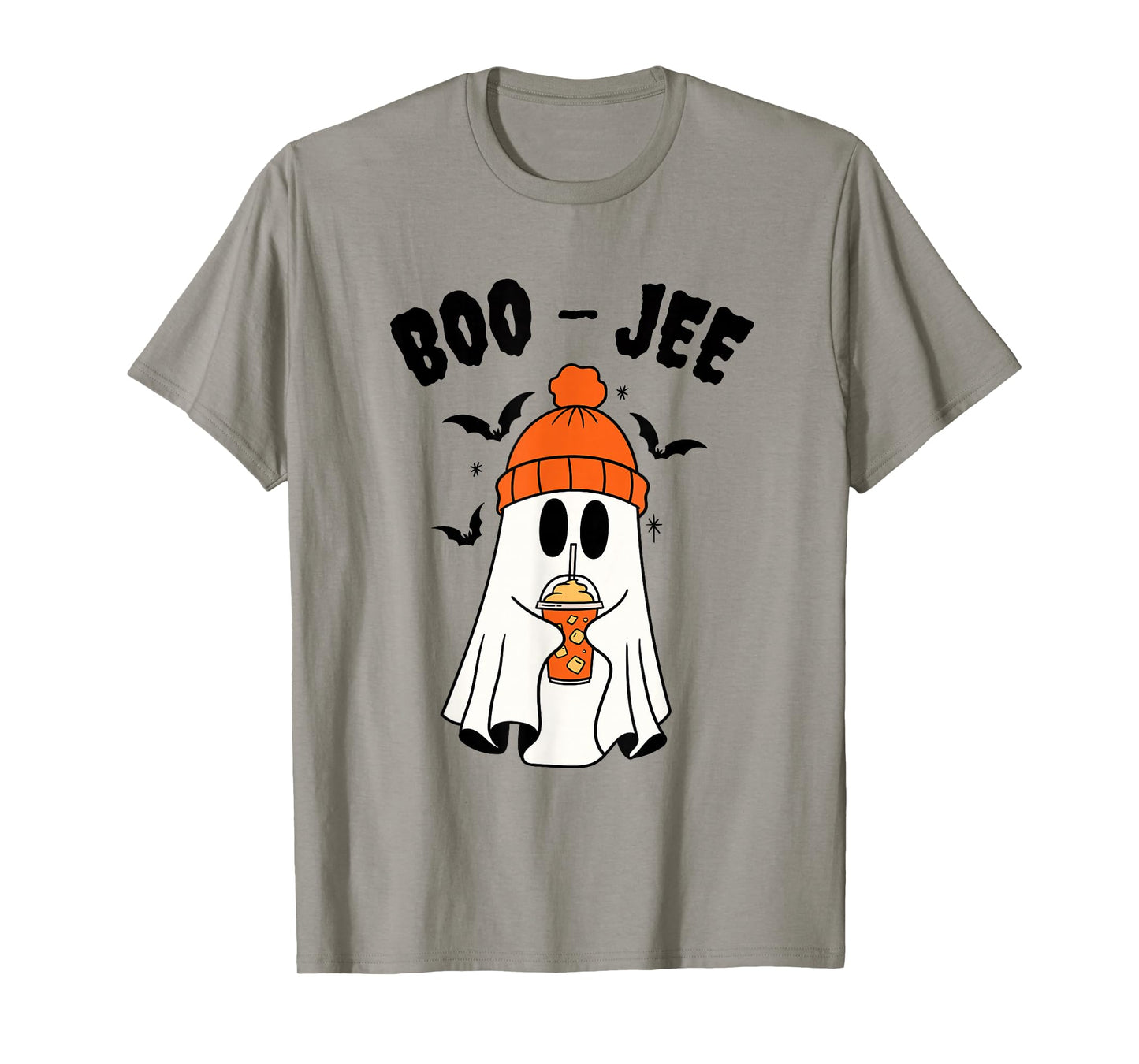 Funny Boo-JEE Creepy Ghost Halloween Pumpkin Spooky Season T-Shirt