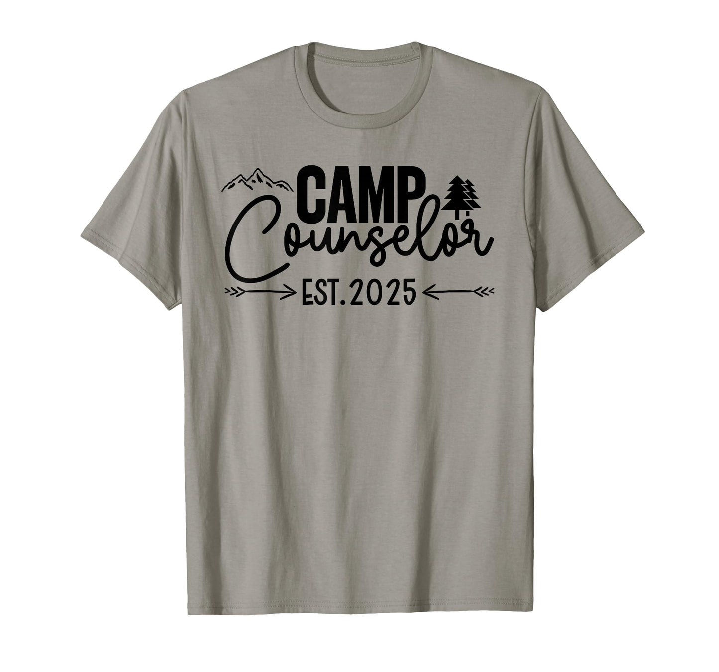 Camp Counselor Est. 2025 Staff Camping Summer Matching Group T-Shirt