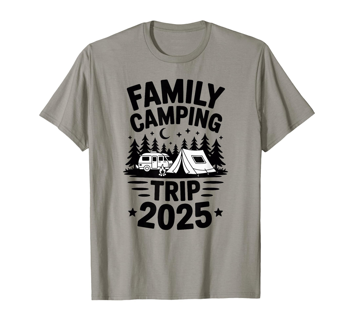 Vacation Matching Family Camping Trip 2025 T-Shirt
