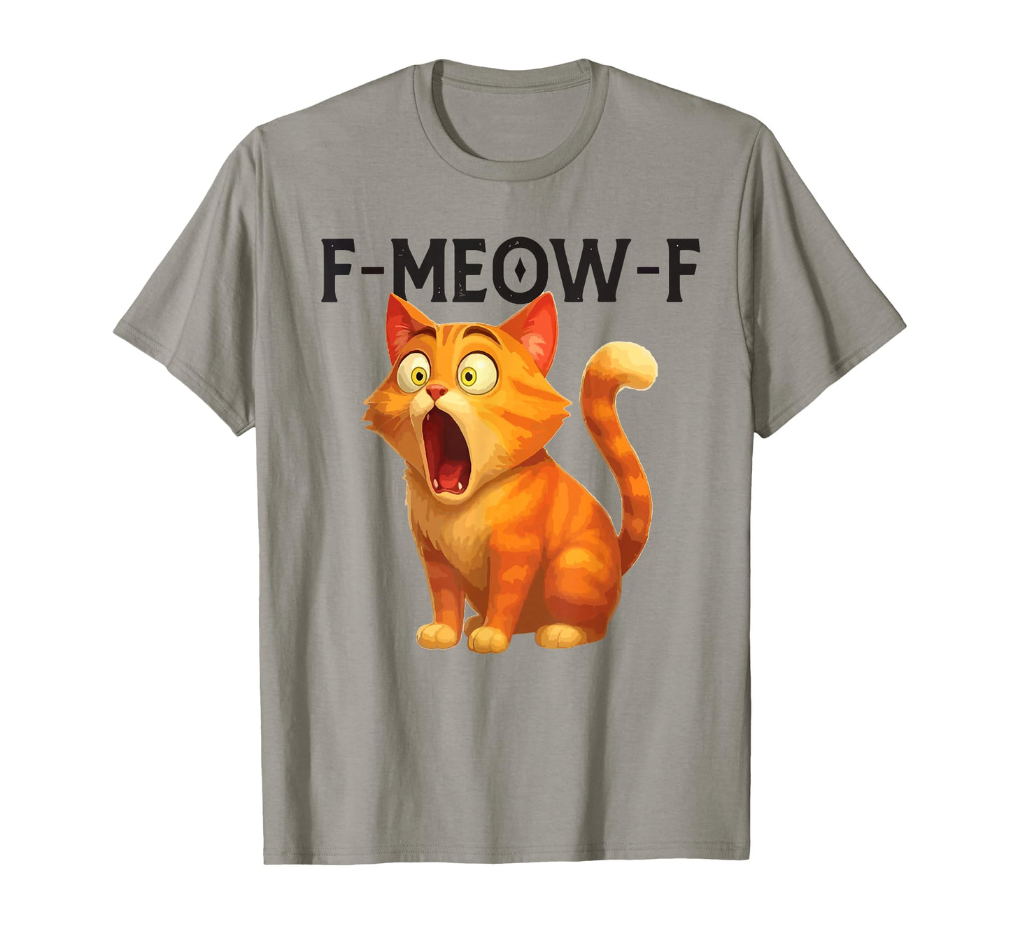 Cats F-Caw-F Funny Chicken Humor F Meow F Quote Cat Meme T-Shirt