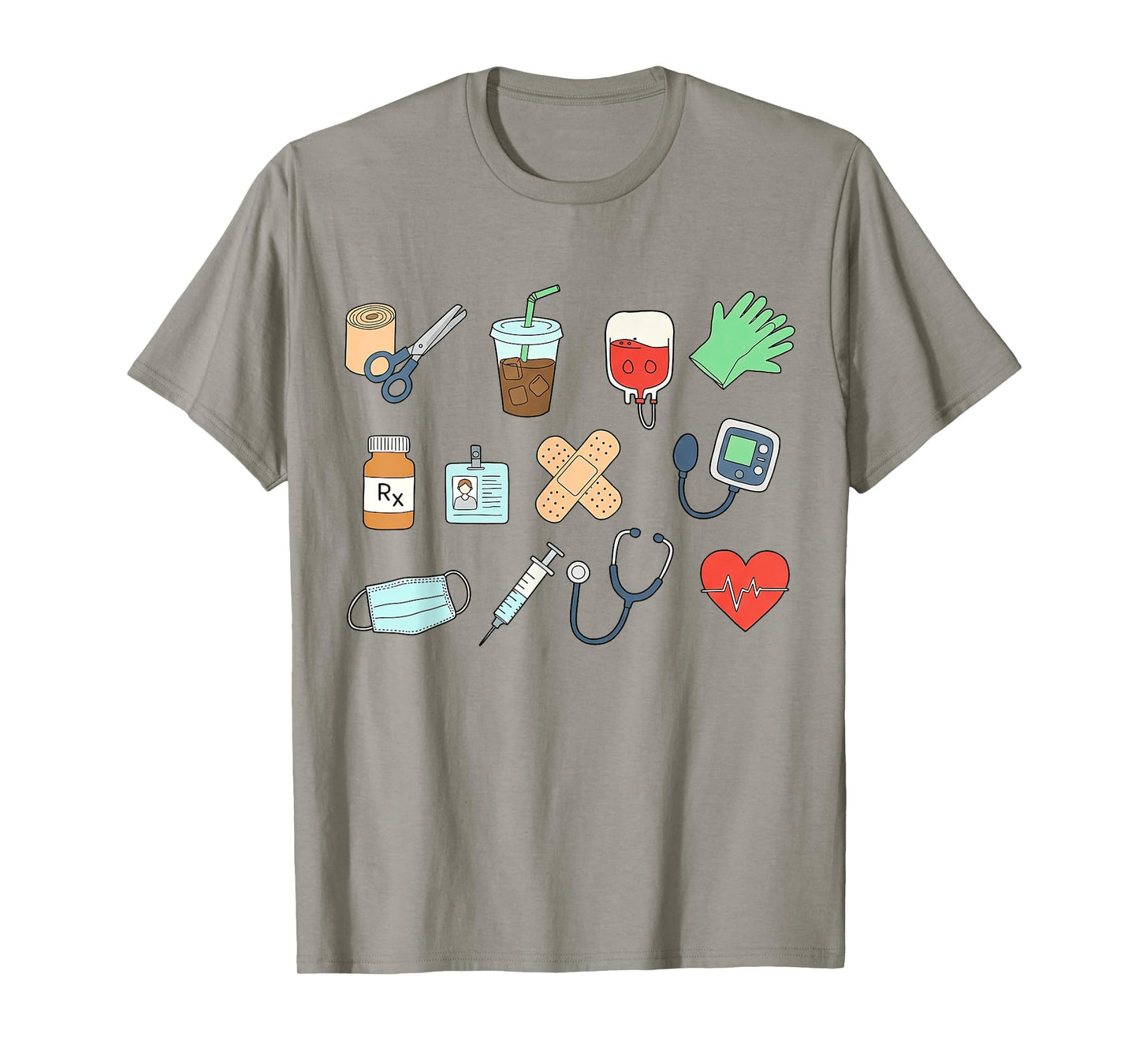 Registered Nurse Stethoscope Medical Healthcare Worker Women T-Shirt