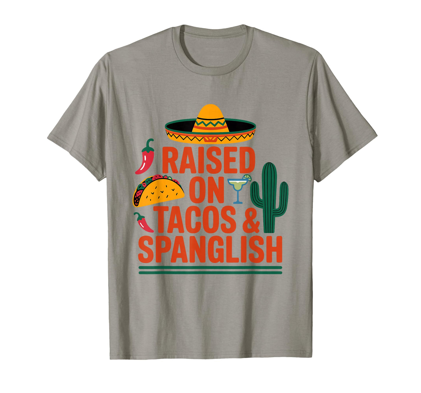 Spanglish Tacos Mexico Mexican T-Shirt
