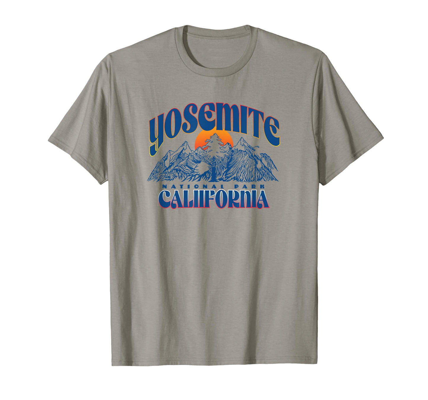 Yosemite National Park Retro Graphic T-Shirt
