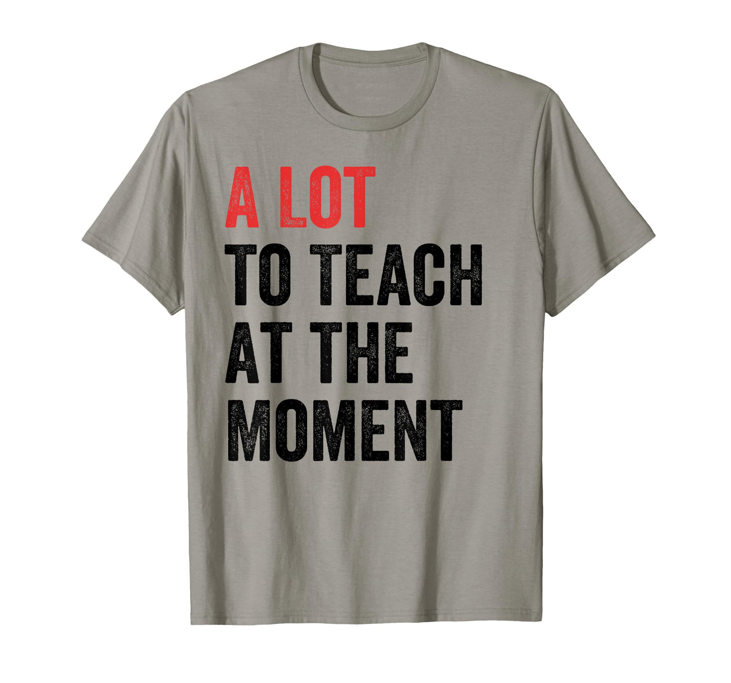 A Lot to Teach at the Moment Women's Men's Teacher Tee T-Shirt