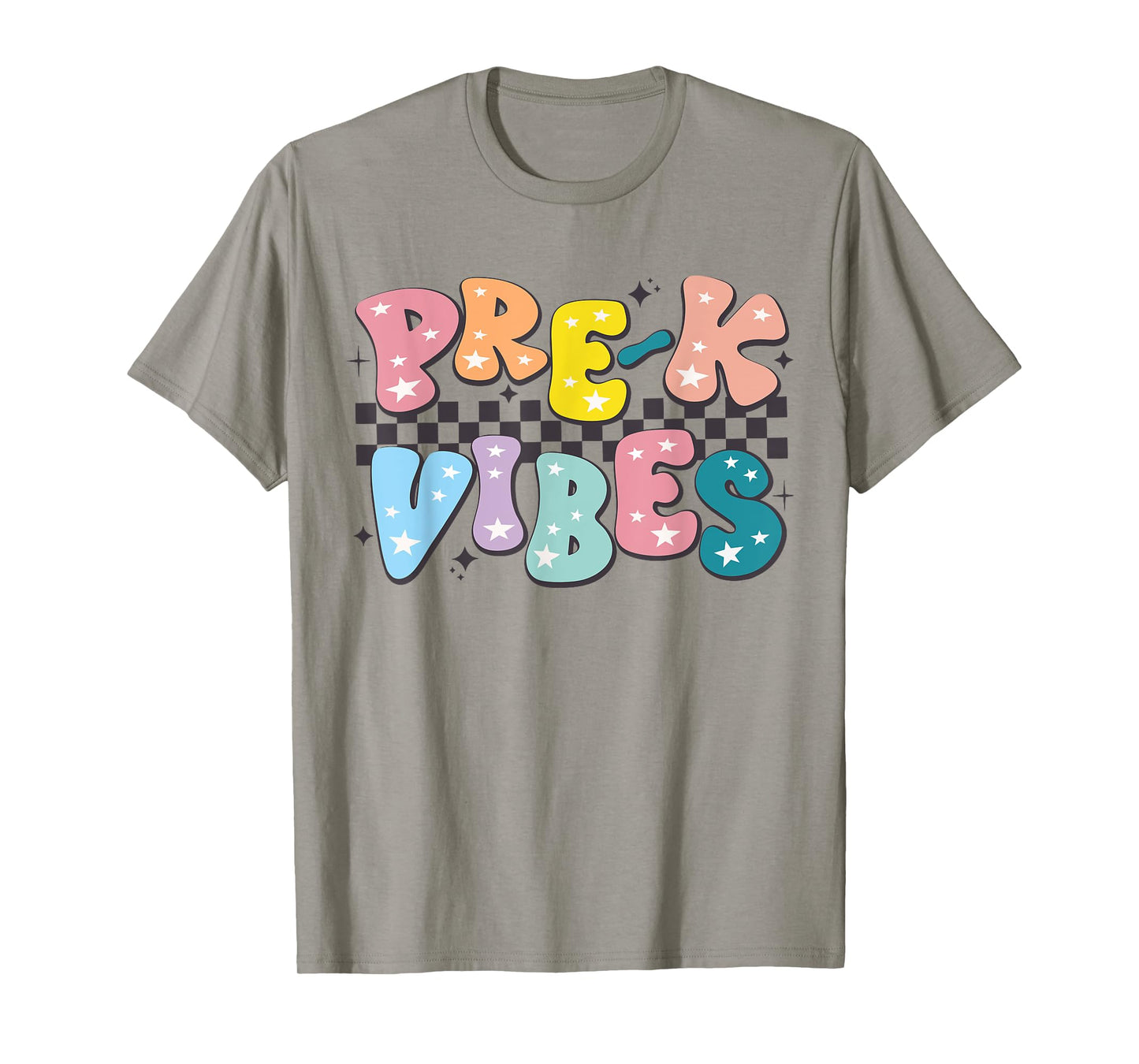 Pre-K Vibes Back To School Teachers Student Hello Pre-K Team Men Women Girls Kids T-Shirt
