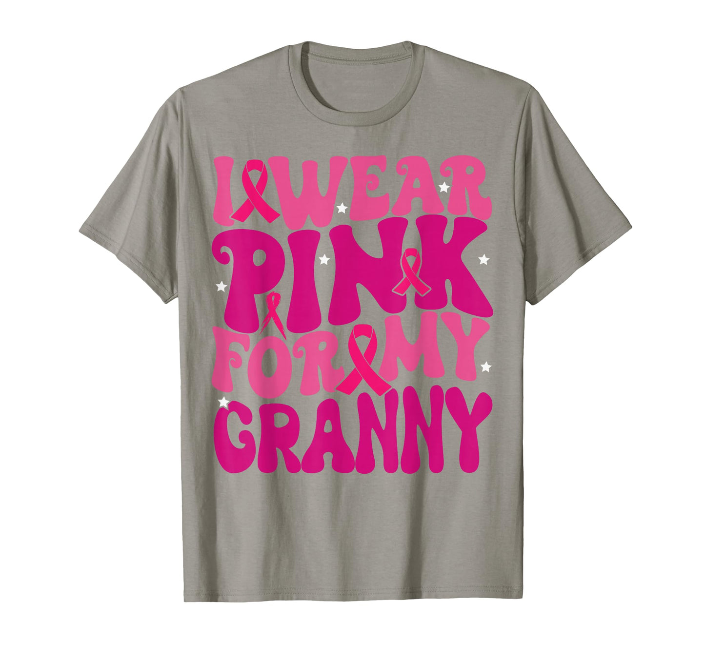 I Wear Pink for My Granny Breast Cancer Awareness Kids T-Shirt