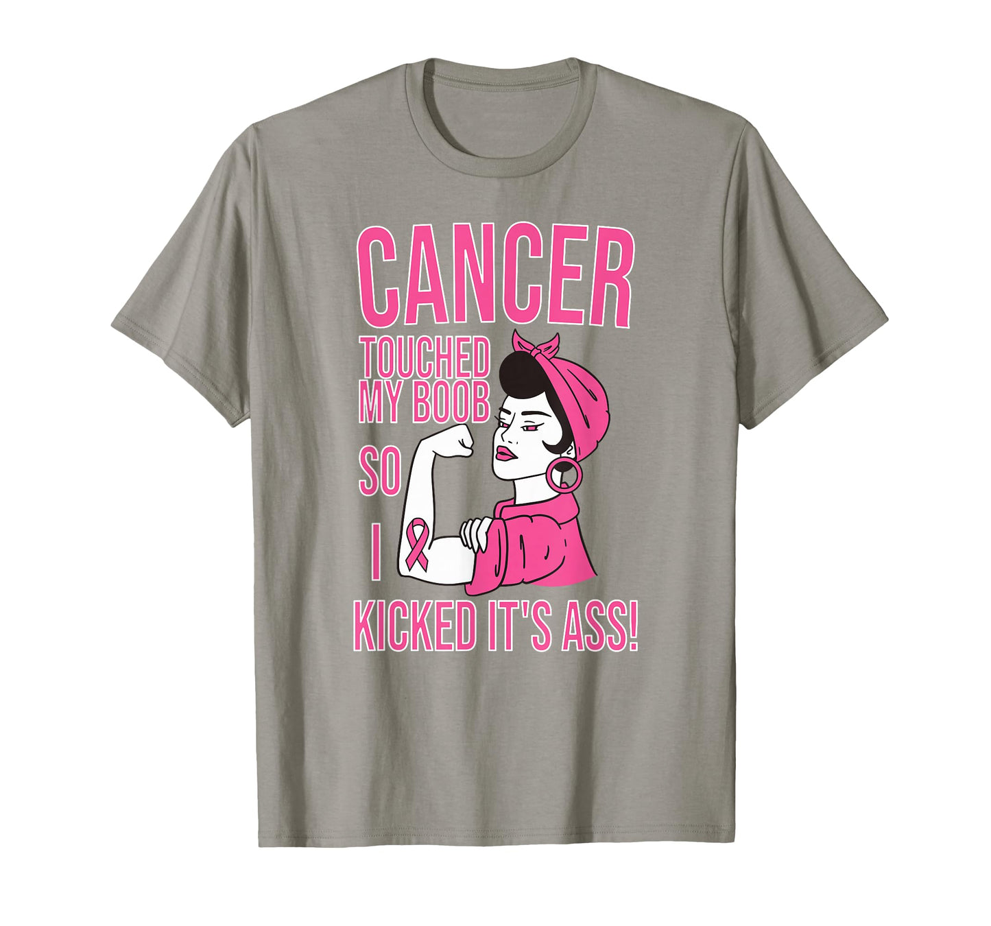 Cancer Touched My Boob So I Kicked Its Breast Cancer T-Shirt
