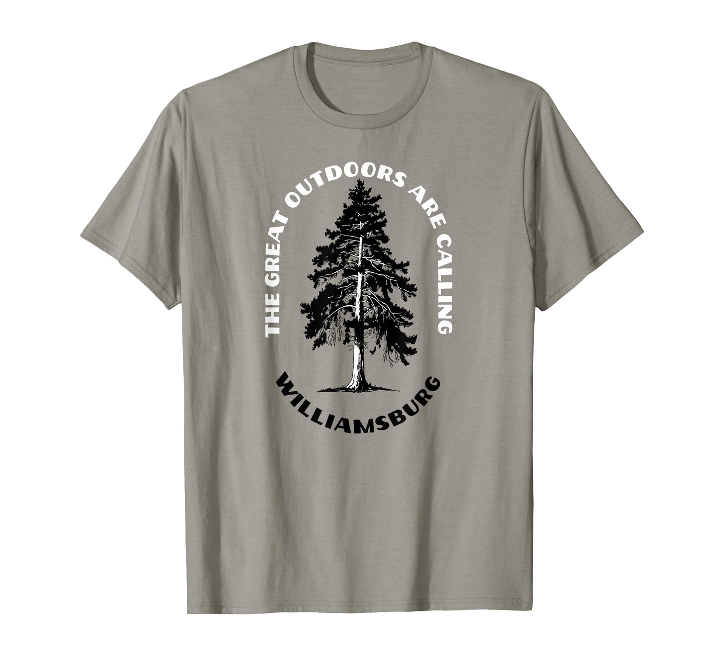 Williamsburg The Great Outdoors Are Calling Tree Nature T-Shirt