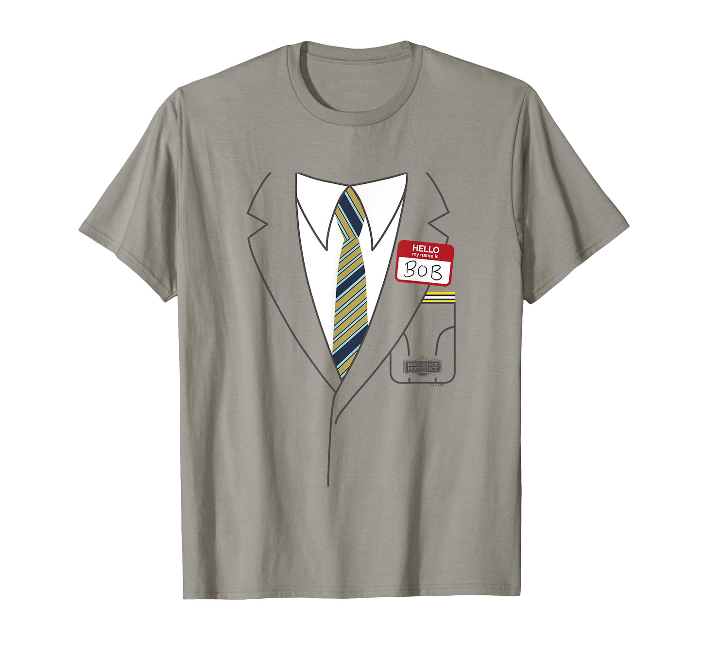 Beetlejuice Beetlejuice Halloween My Name Is Bob Costume T-Shirt