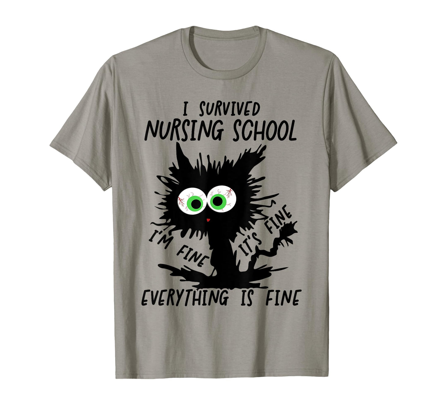 I Survived Nursing School Graduation 2025 T-Shirt
