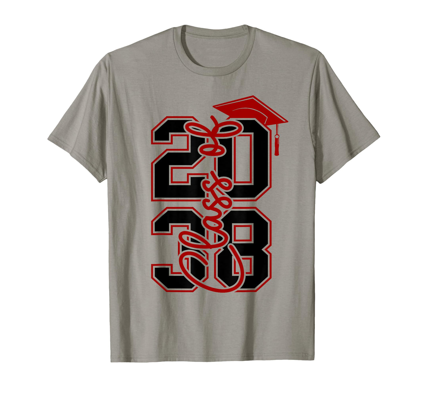 Class of 2038 Grow With Me Funny Kindergarten Back To School T-Shirt
