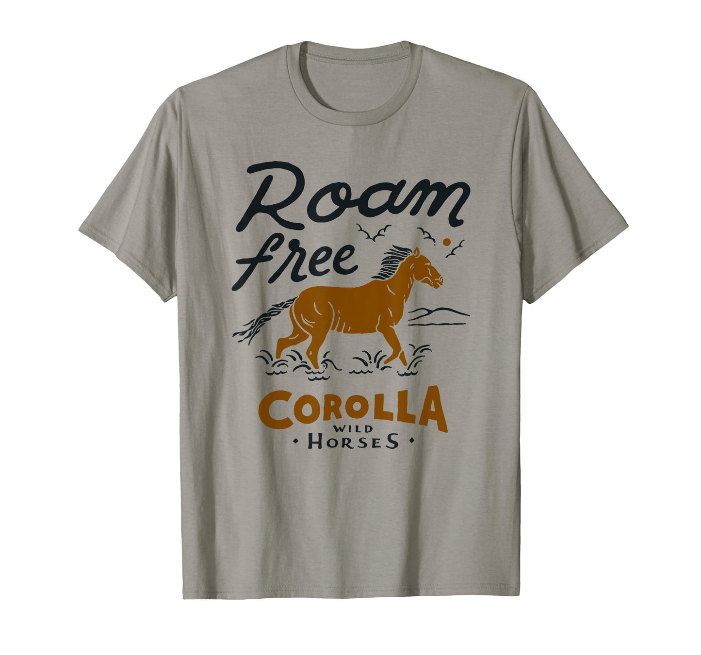 Corolla Wild Horse T Shirt Outer Banks Souvenirs OBX NC T-Shirt