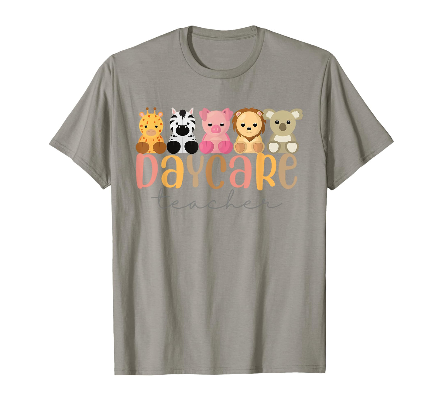 Daycare Teacher Animals Daycare Provider Back To School T-Shirt