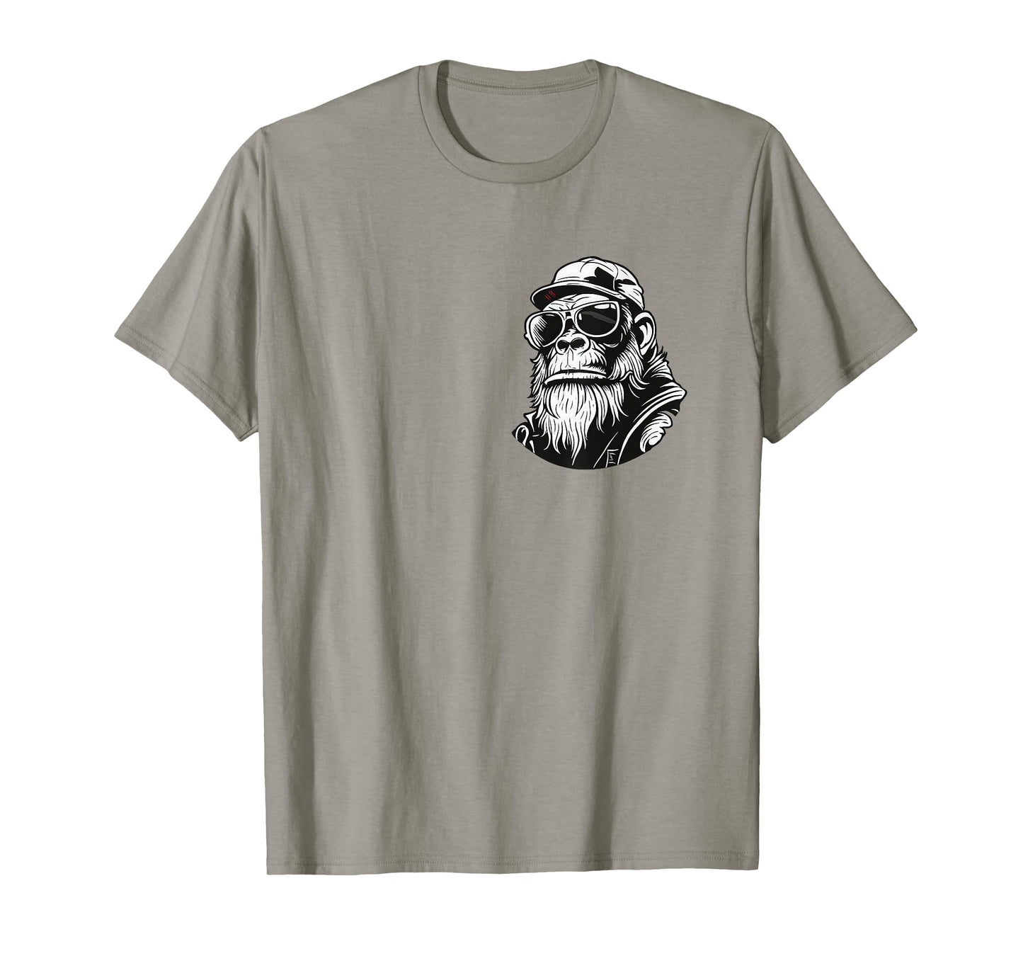 Touch My Beard and Tell Me I'm Pretty Monkey (2 Side) T-Shirt