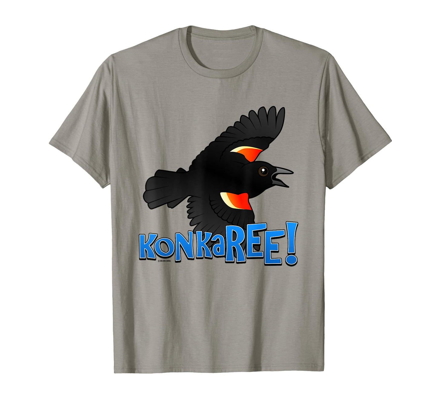 Red-winged Blackbird Sure Sign of Spring Cartoon Bird Gift T-Shirt