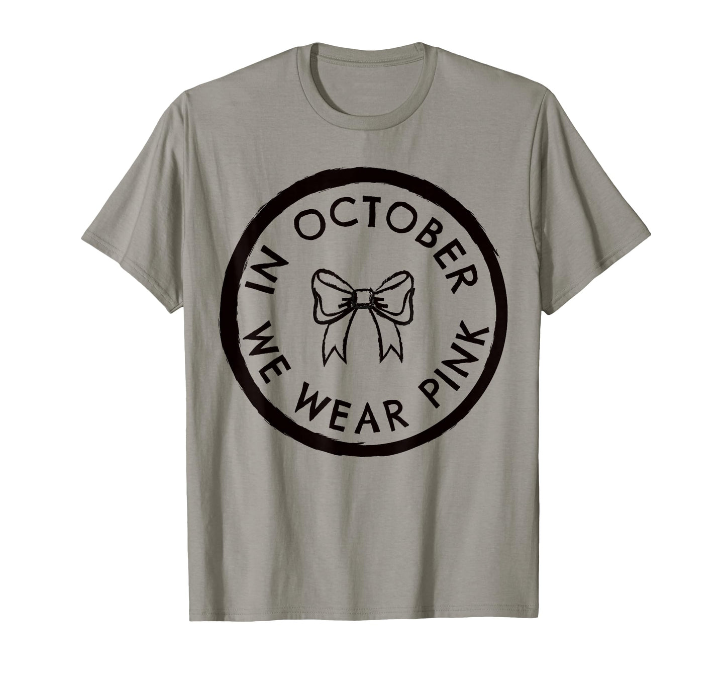Coquette Bow in October We Wear Pink Out T-Shirt
