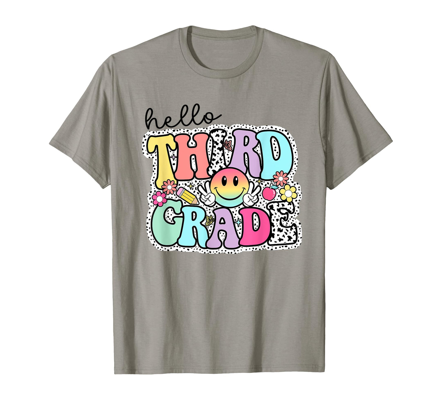 Hello Third Grade Team 3rd Grade Girl Teacher Back To School T-Shirt