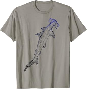 Beautiful Nautical Hammerhead Shark Lovers T-Shirt