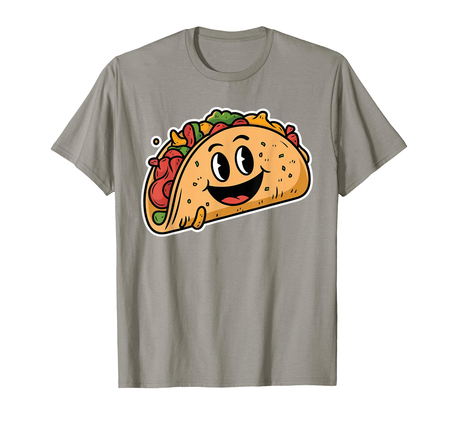 Cute Smiling Taco Cartoon T-Shirt