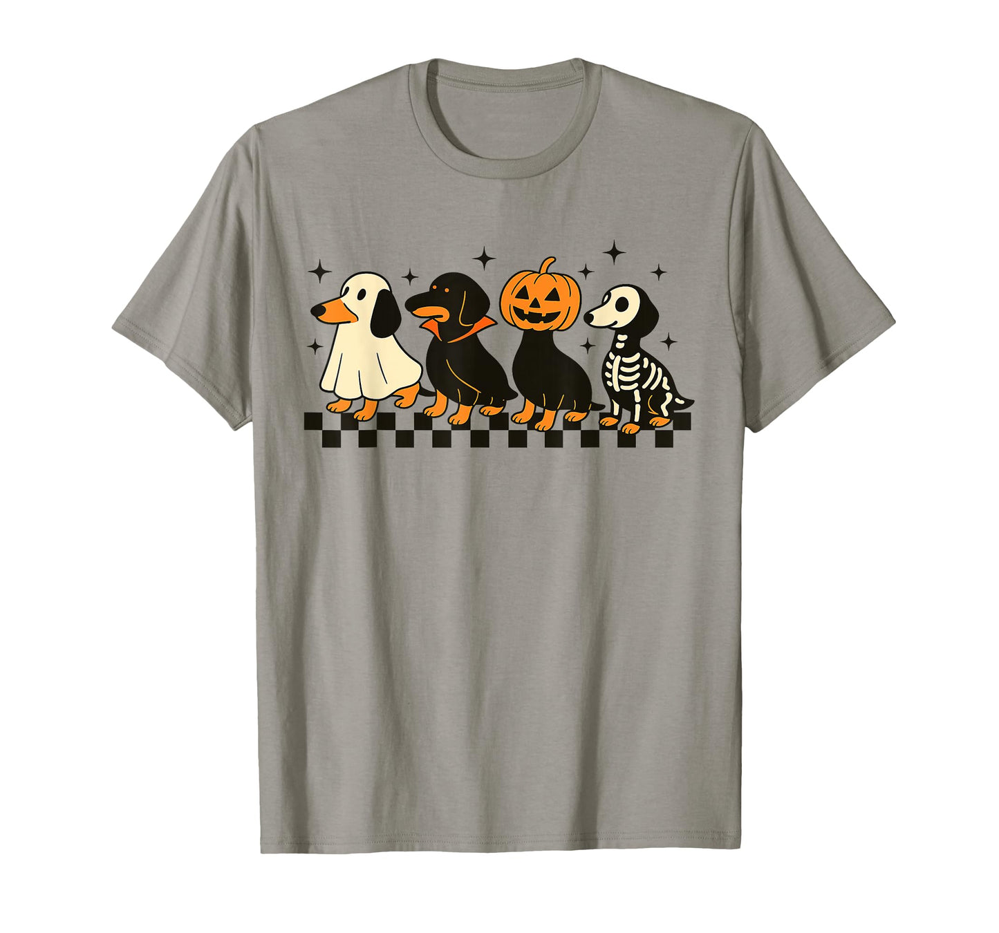 Spooky Wiener Dachshund Ghost Halloween Weenie Dog T-Shirt