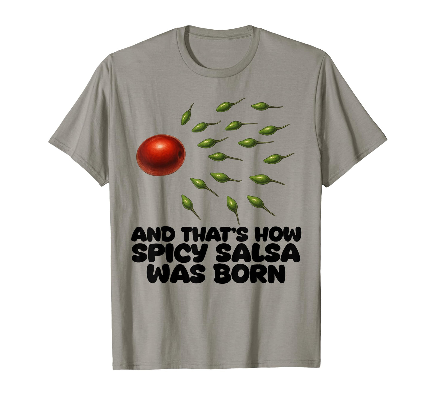 Guac How It was Born Avocado Salsa Spicy Humor T-Shirt