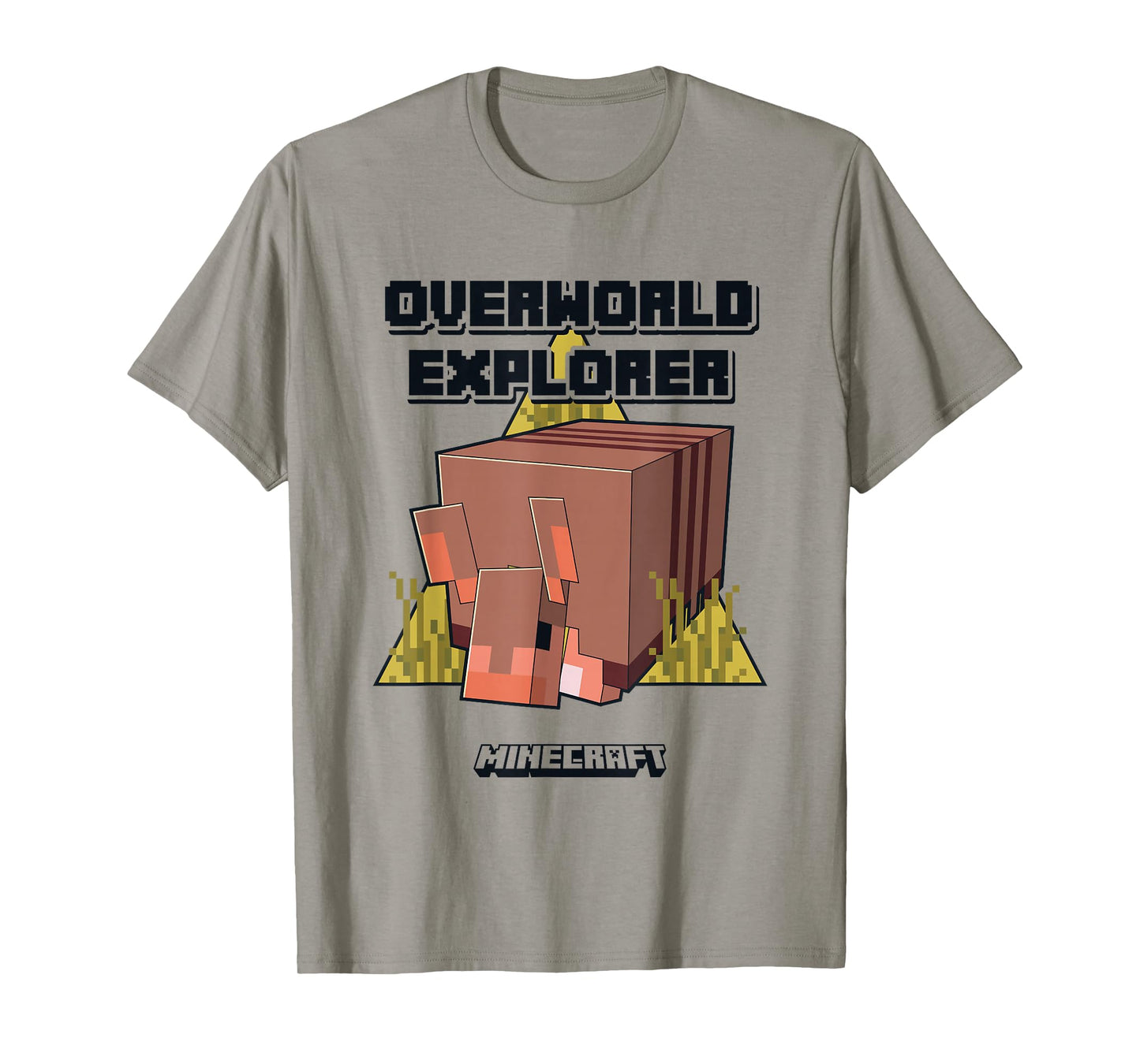 Minecraft Overworld Explorer Armadillo Logo T-Shirt