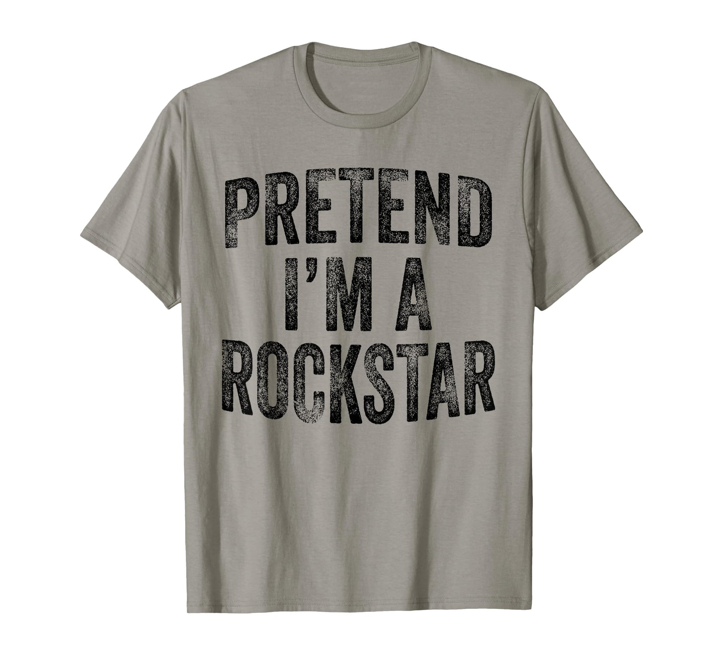 Pretend I'm A Rockstar Family Halloween Rock Star Costume T-Shirt