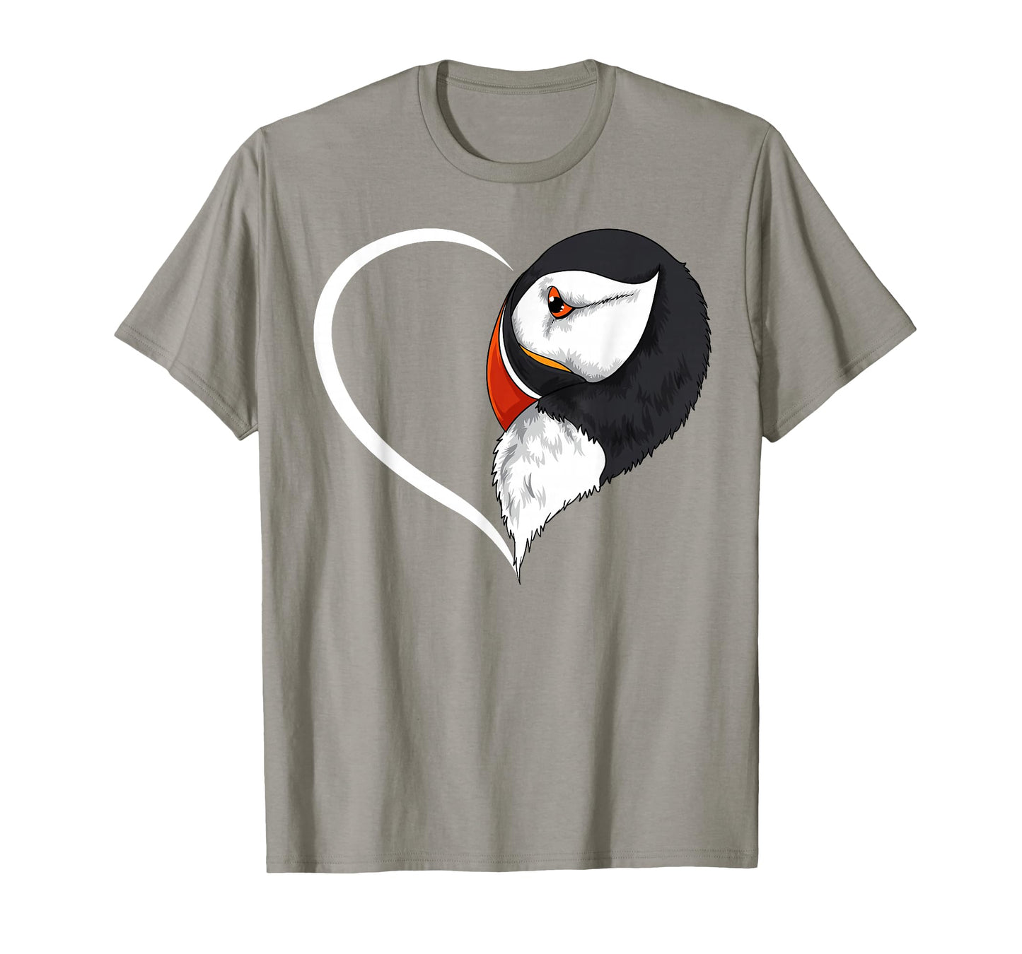 Puffin Shirts For Women Girls Kids Heart Cute Puffin T-Shirt
