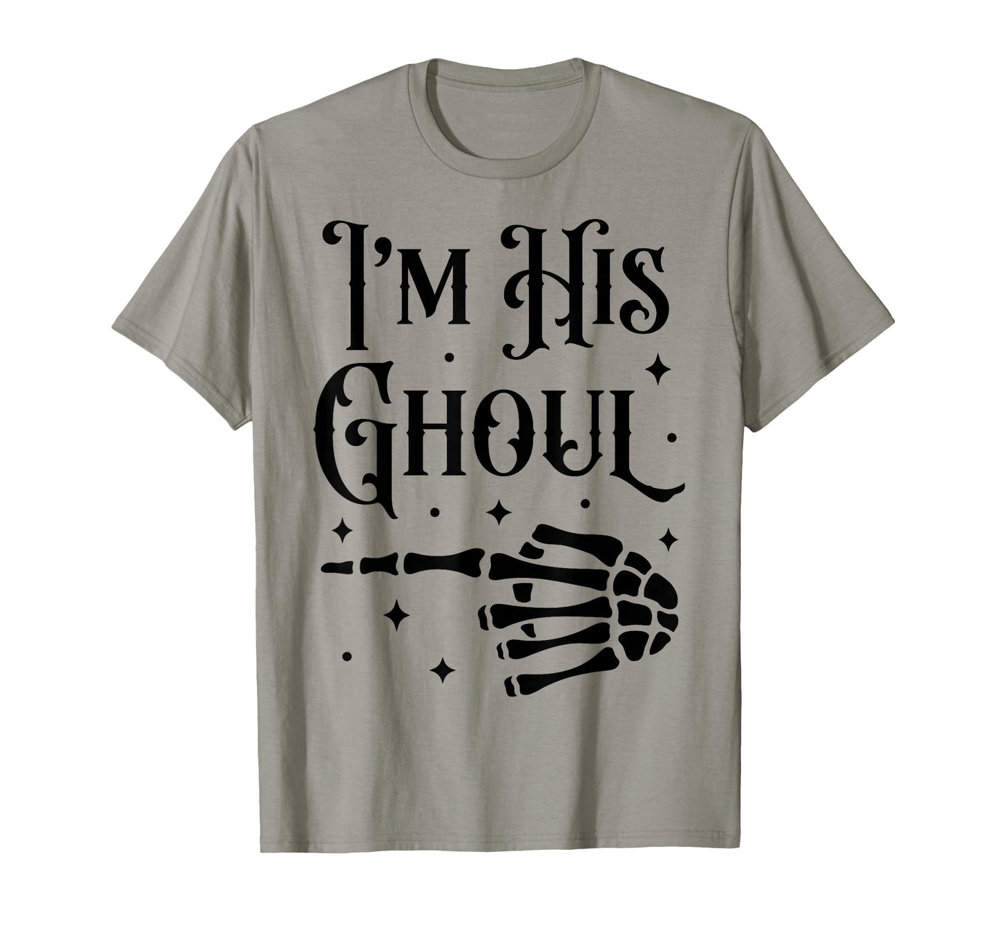 I’m Her Boo I’m His Ghoul Halloween Couples Matching Costume T-Shirt