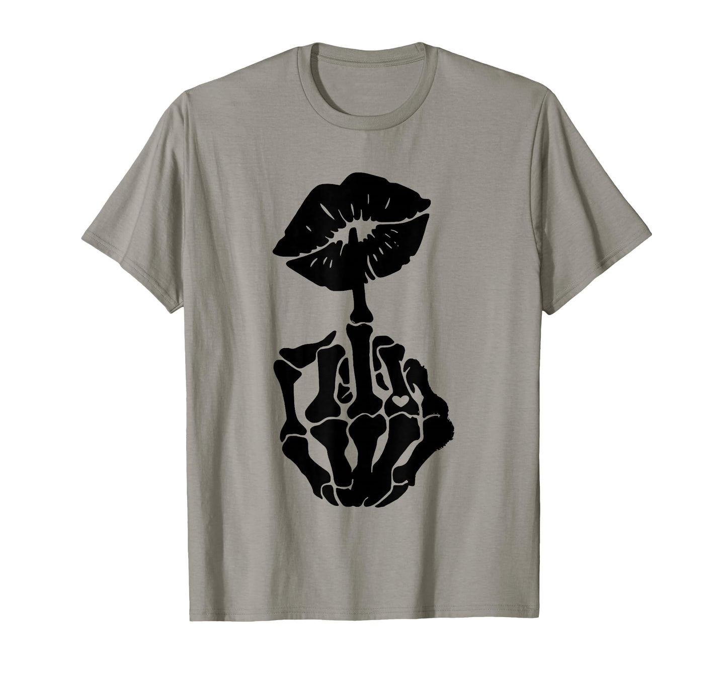 Skeleton Hand and Lips T-Shirt