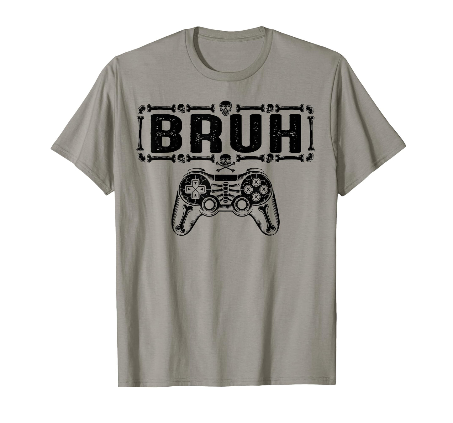 Funny Skeleton Video Game Halloween Gaming Gamer Boys Men T-Shirt