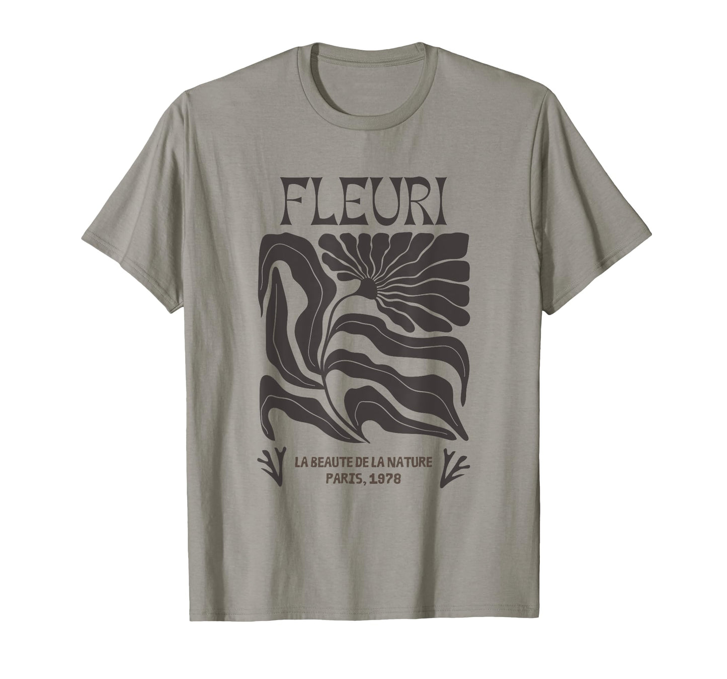 Fleuri la beauté de la nature Paris 1978 Flower T-Shirt
