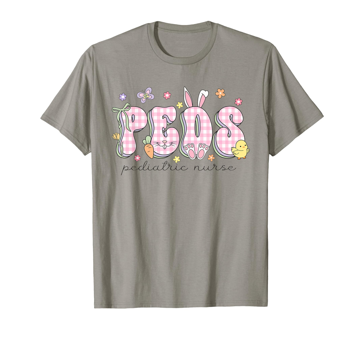 Pediatrics Easter PEDS Nurse Spring Work Pediatric Icu Pt Ot T-Shirt