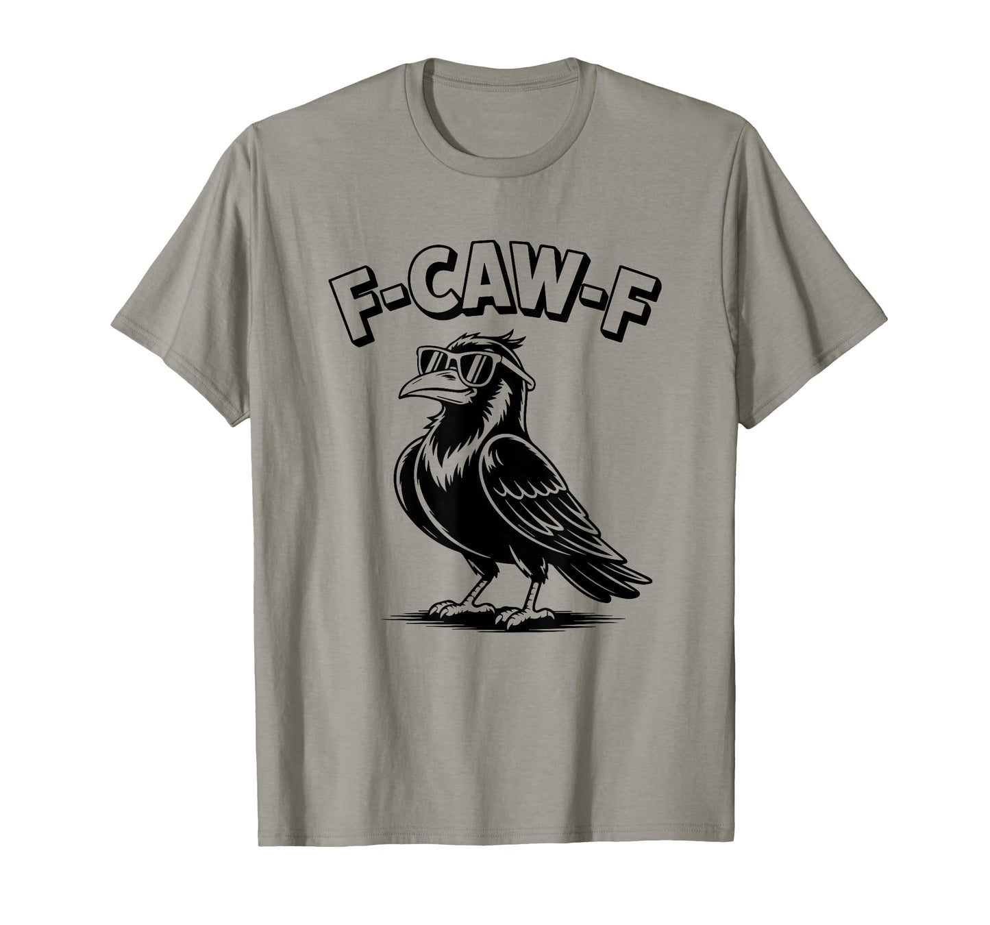 F-CAW-F Retro Raven Cool Shades Crow T-Shirt