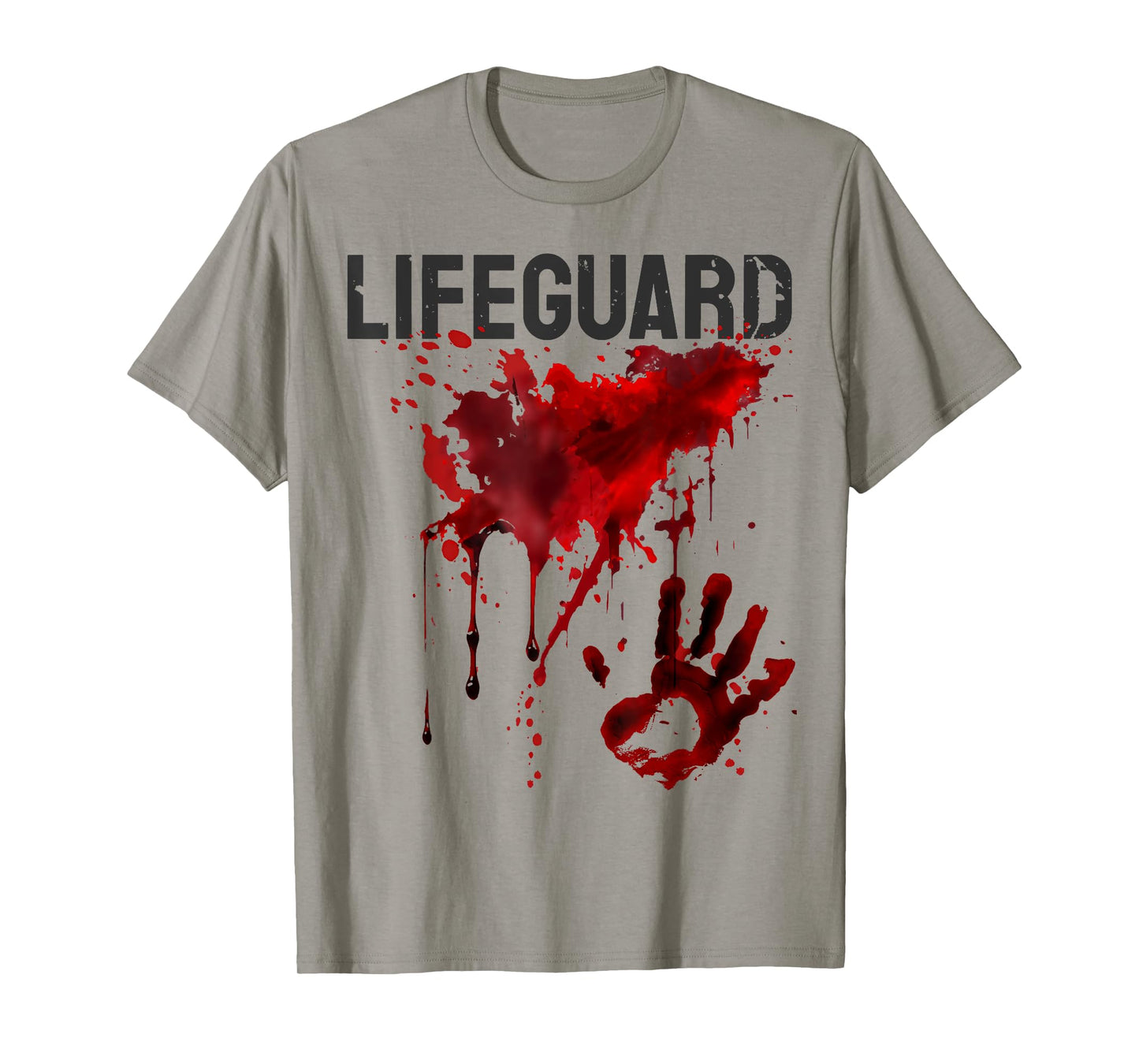 Lifeguard Shirt Blood Splatter Nurse Halloween T-Shirt