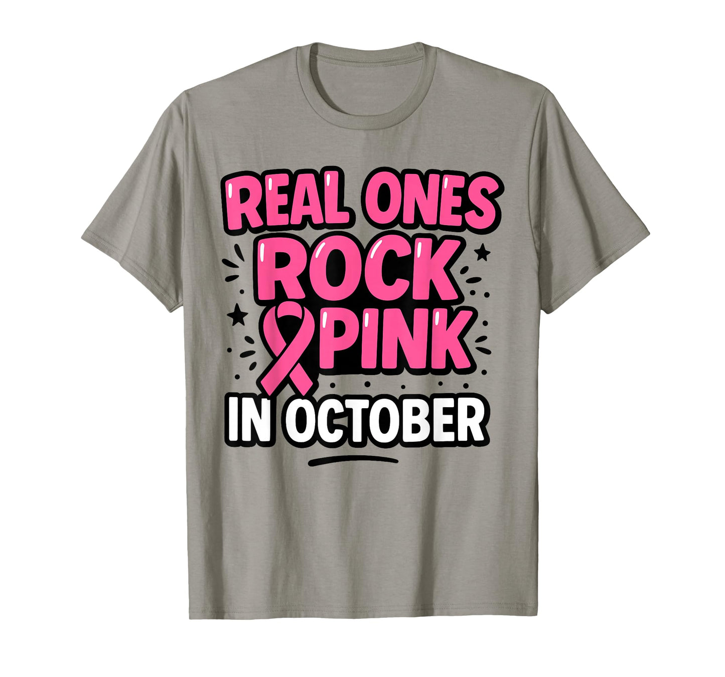 Breast Cancer for Women Mom Pink in October We Wear Pink T-Shirt