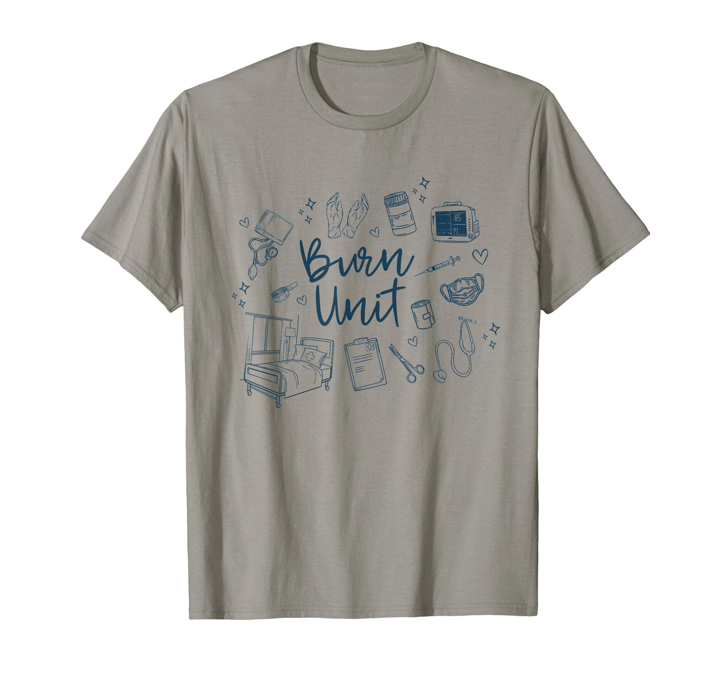 Burn Nurse Apparel Burn Intensive Care Unit Summer Burn ICU T-Shirt